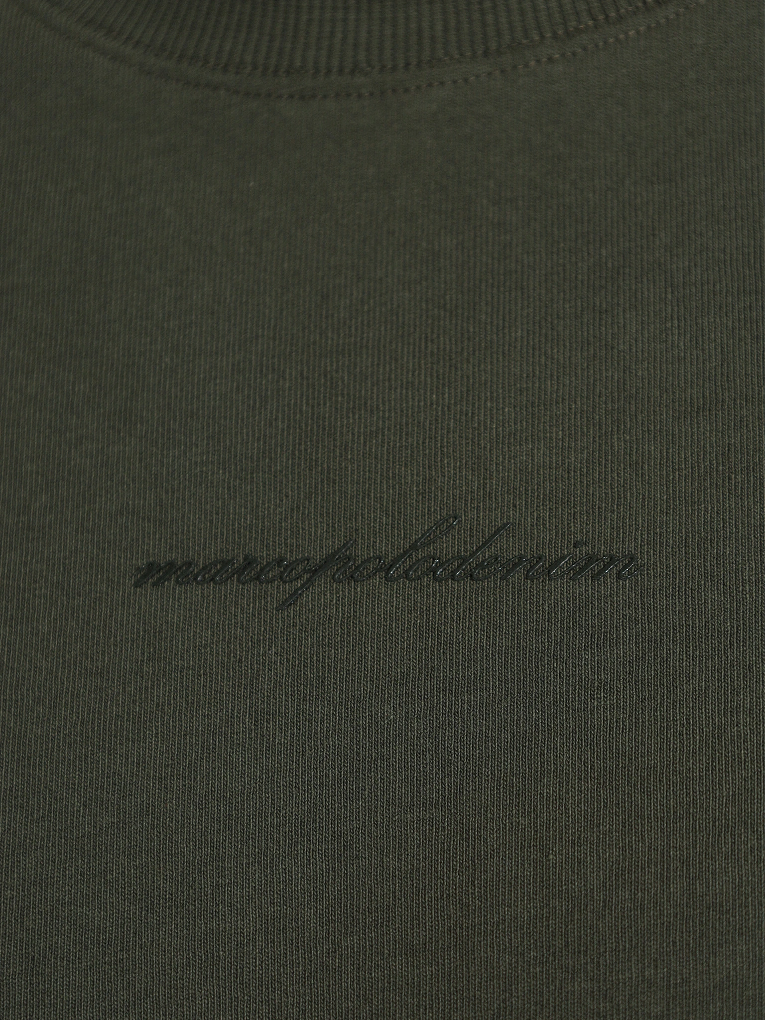 Футболка зеленого цвета из хлопка